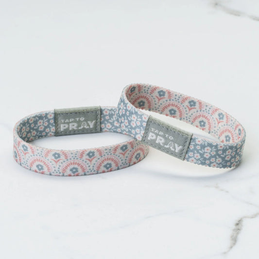 Tap to Pray - Wristband - Boho Bouquet