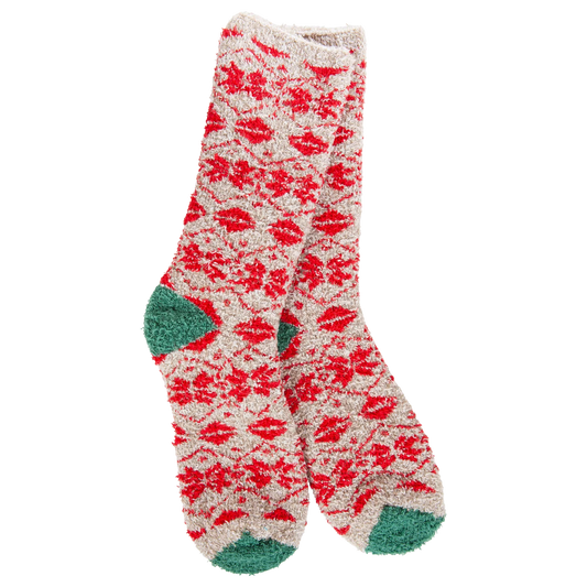 Fireside Crew Winter - Holiday Fair Isle Sock