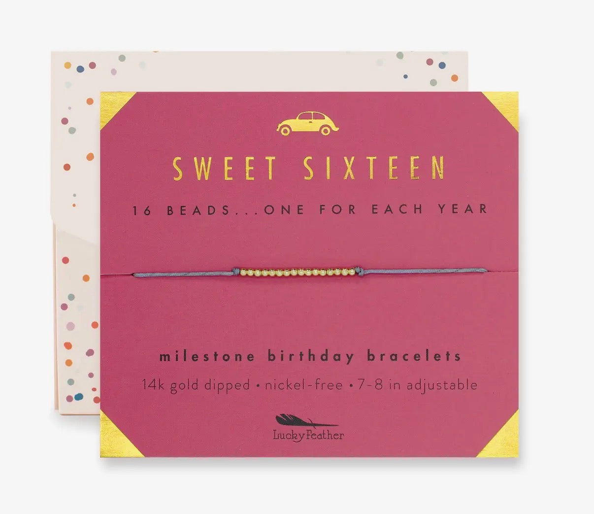 Sweet Sixteen Milestone Birthday Bracelet