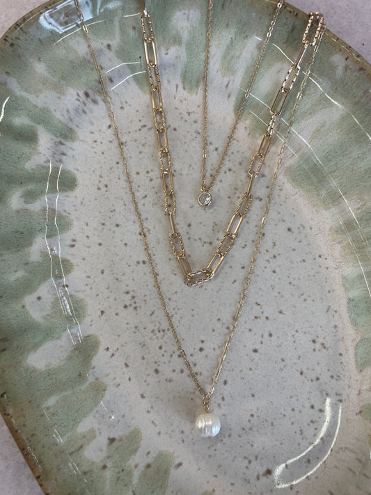 Twisted Pearl Necklace