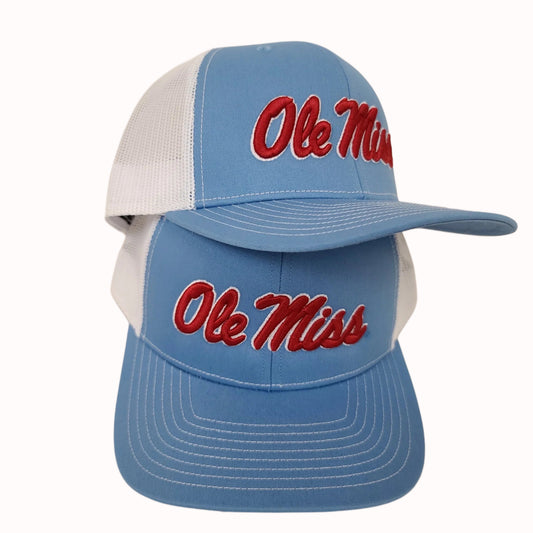 Script Ole Miss Puff Cap