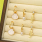 Fish Shell Pearl Marine Trio Earring Set