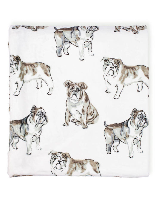 Forever Bulldog Throw