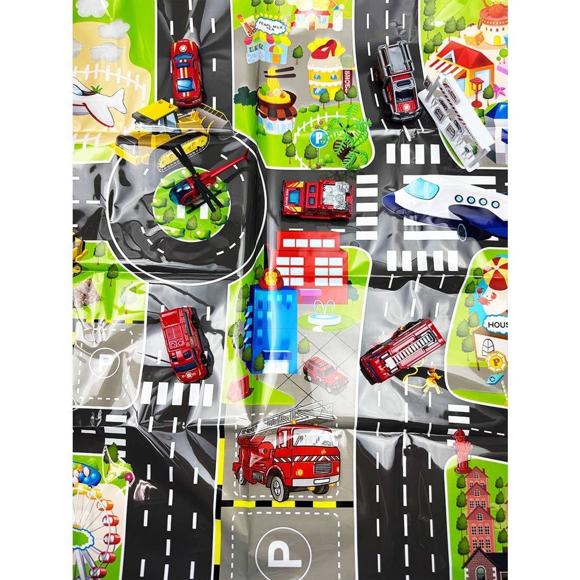 Kids Metal Alloy Cars Fire Truck Series Toys