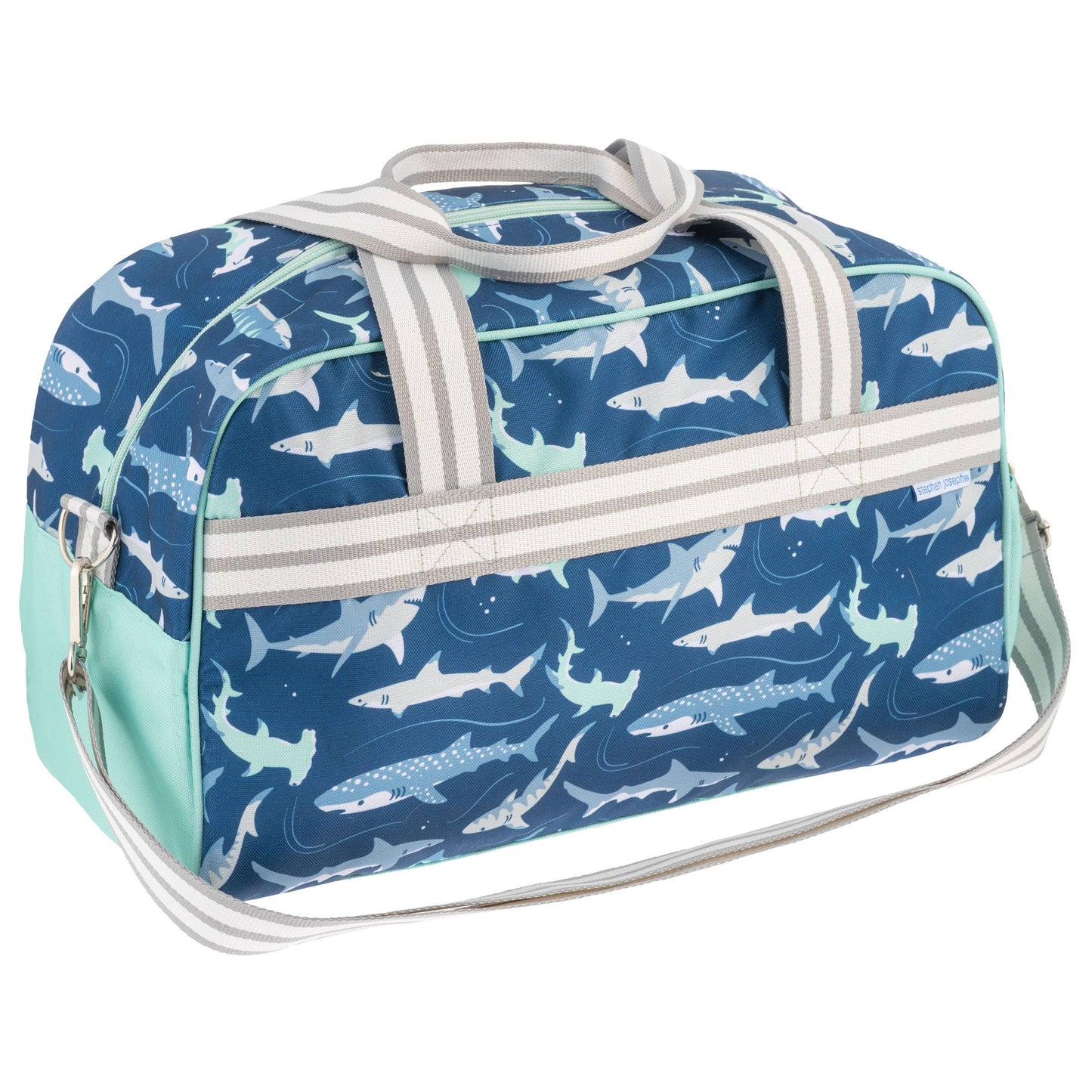 Blue Shark Duffle Bag