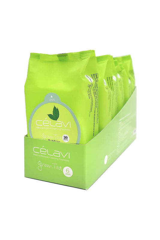 Celavi Makeup Cleansing Towelette Green Tea