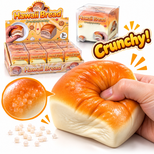 Hawaii Bread Crunchy Squishy Toy