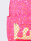 Pink Ice Cream Drip Kids Canvas Backpack