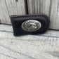 Zep-Pro + Light Brown Crazy Horse Magnetic Money Clip