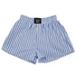 STRIPED BOXER SHORT: LIGHT BLUE