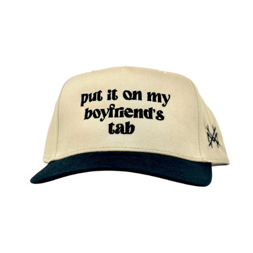 Put it On My Boyfriends Tab: Retro Black/Khaki