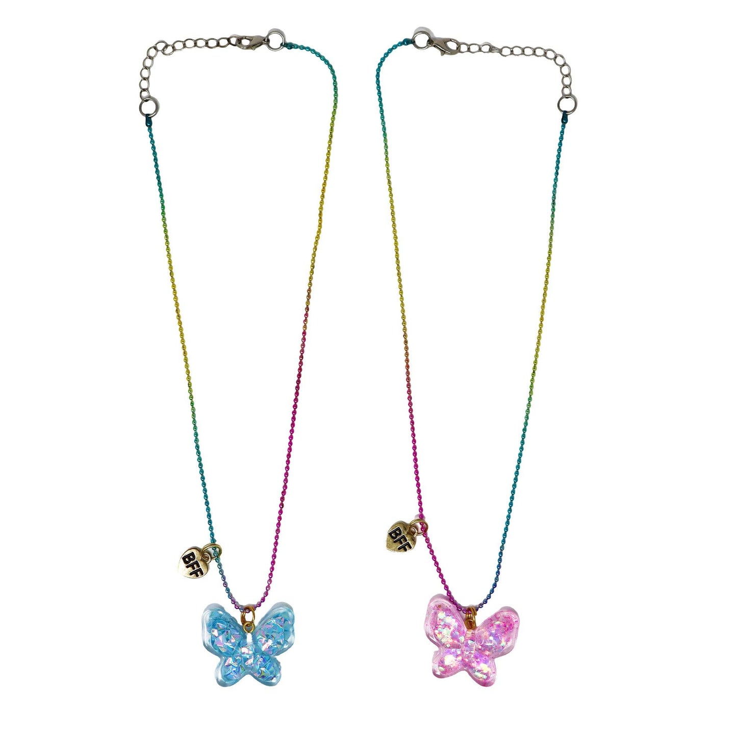 BFF Twinkle Butterfly Necklace Set