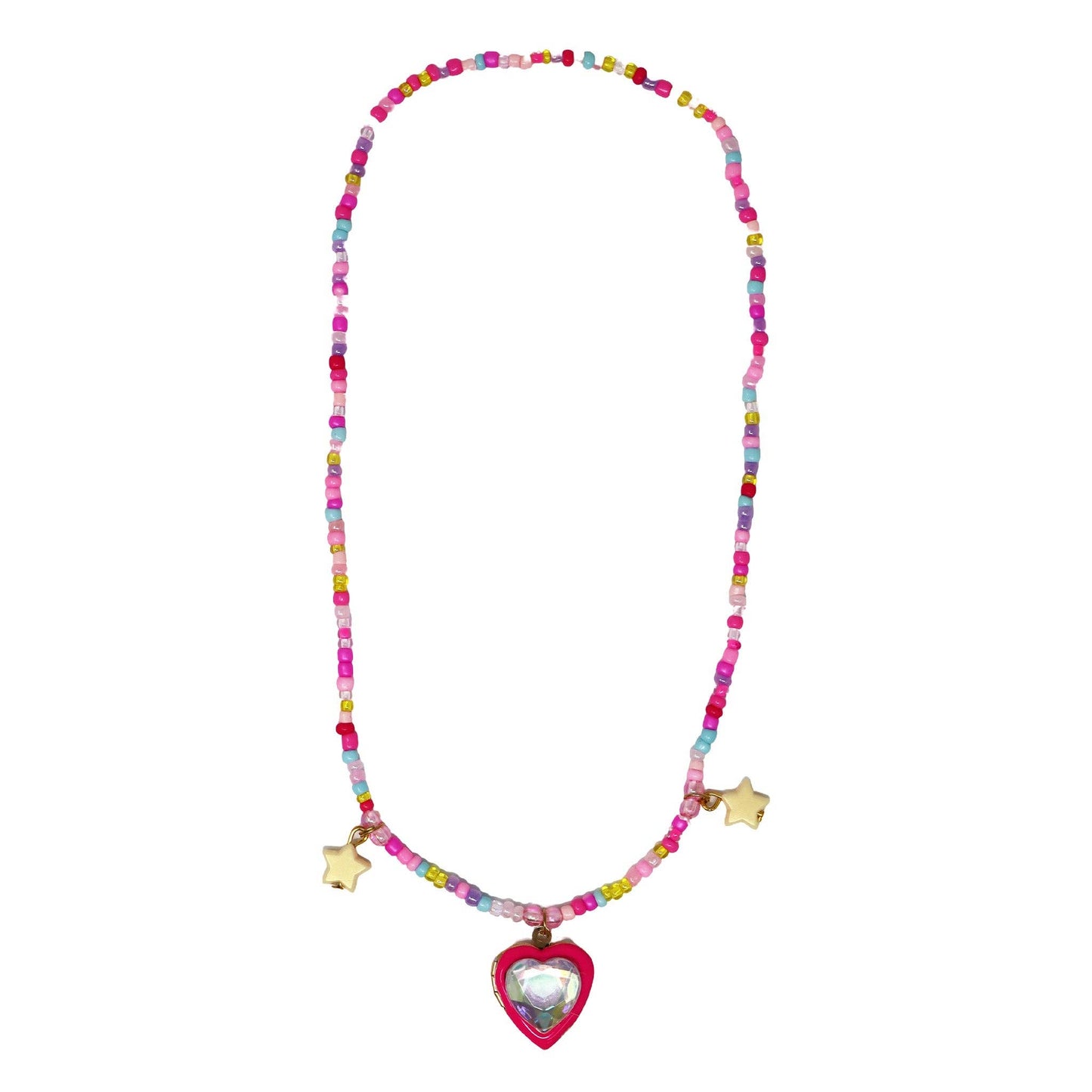 BFF Sparkle Heart Bestie Necklace Set