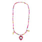 BFF Sparkle Heart Bestie Necklace Set