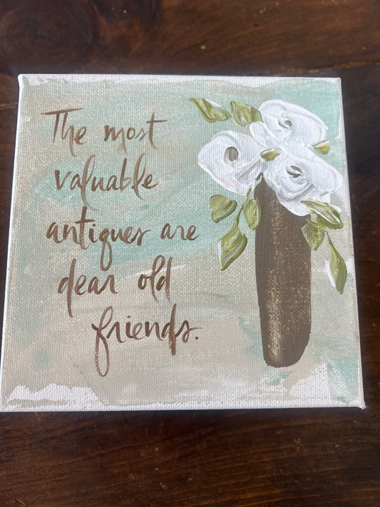 Dear Old Friends Canvas