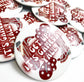 Get Up - Maroon/Grey - Game Day Button