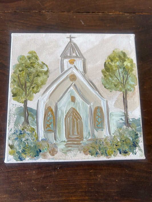 Peaceful Church Canvas