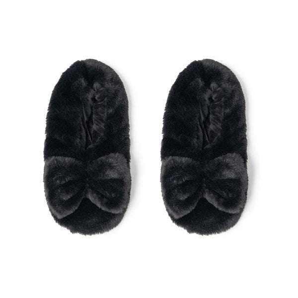 Black Cuddles Heated Slippers