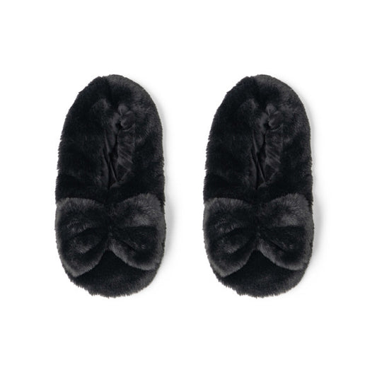 Black Cuddles Heated Slippers