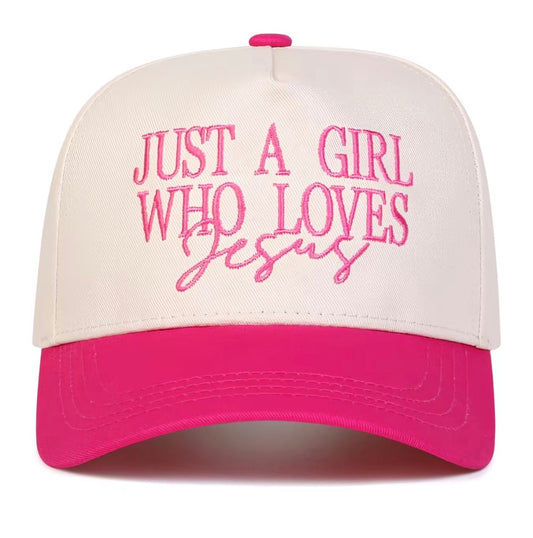 Just a Girl Who Loves Jesus Hat