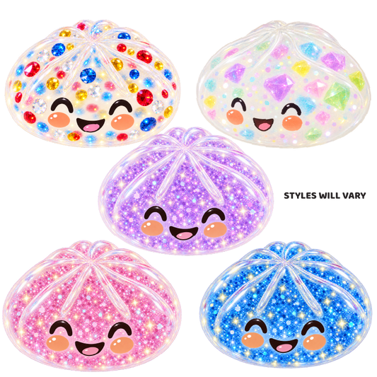 Fun Doh Mystery Gem Filled Squishy Dumpling Toy