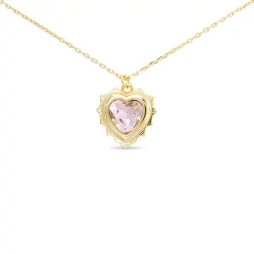 Birthstone Heart Necklaces