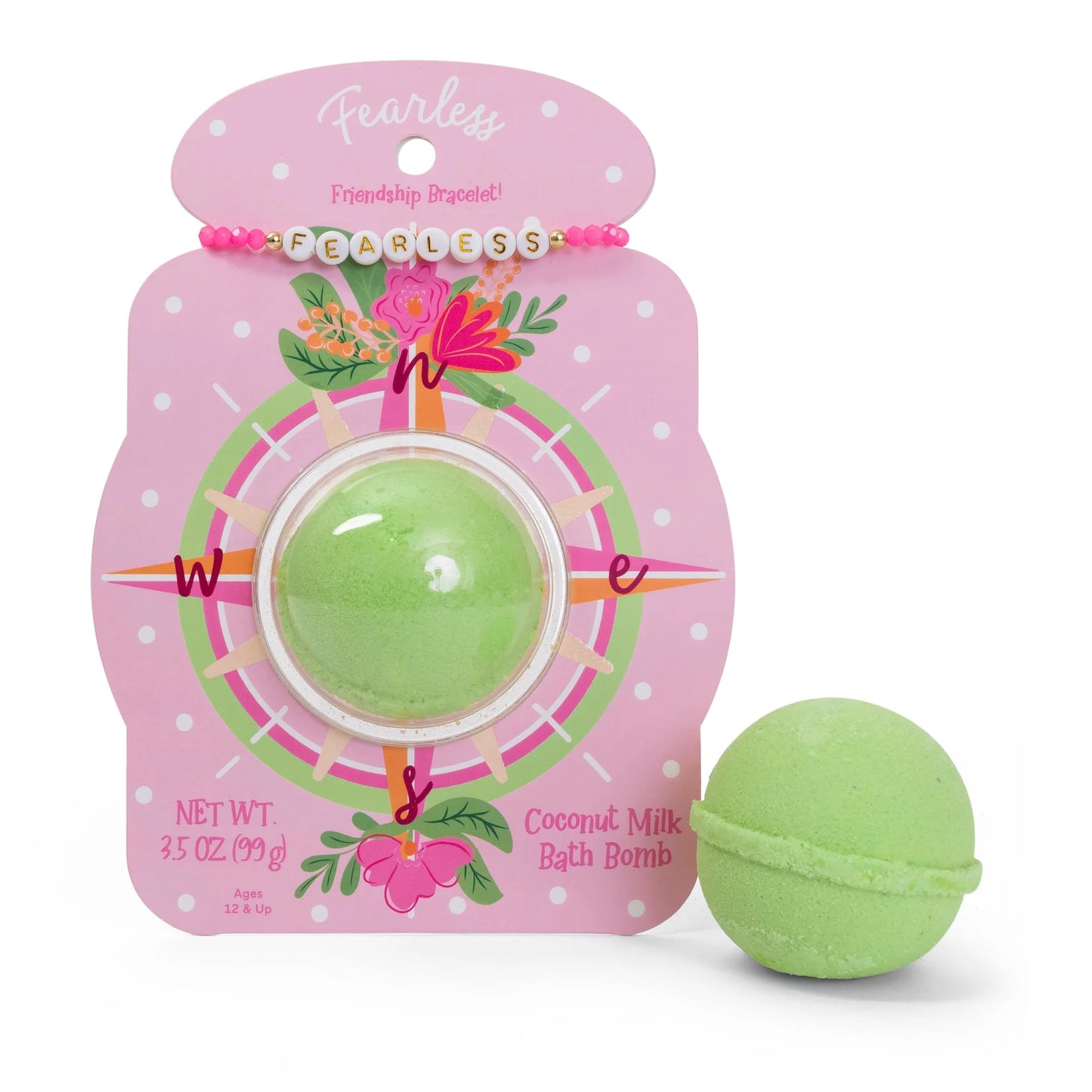 Clamshell Bathbomb + Friendship Bracelet