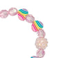 Rainbow Love Heart Bracelet