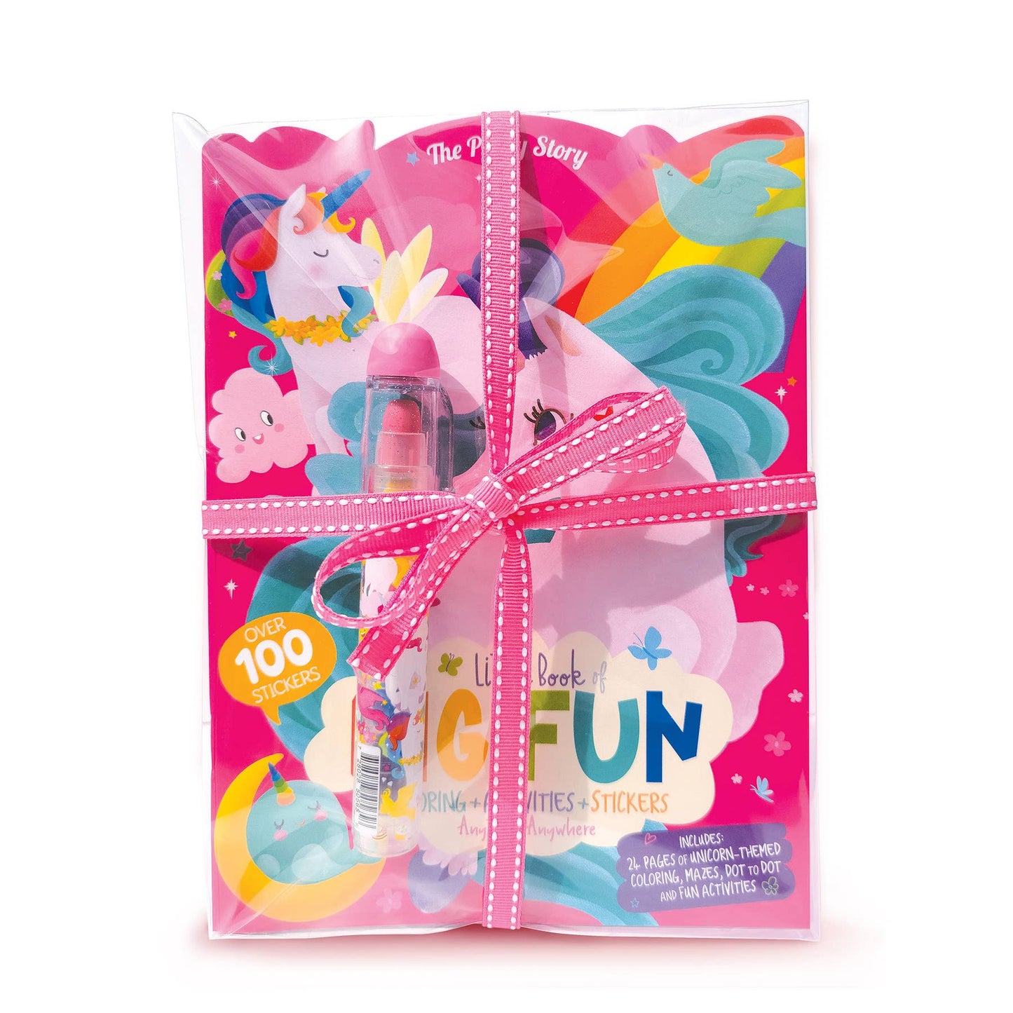 Unicorn Land Activity Book and Stackable Crayon Gift Pack