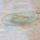 Fairbanks Oval Platter - Clear + Gold