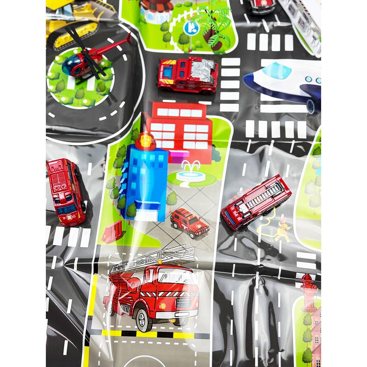 Kids Metal Alloy Cars Fire Truck Series Toys