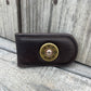 Zep-Pro + Light Brown Crazy Horse Magnetic Money Clip