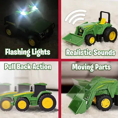 John Deere Mini Farm Vehicles Toy Playset