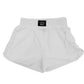 WHITE LULU MAC SOLID SHORTS