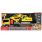 Maxx Action Lights & Sounds Long Hauler w/ Excavator Toy