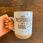 He Restores My Soul Pottery Mug