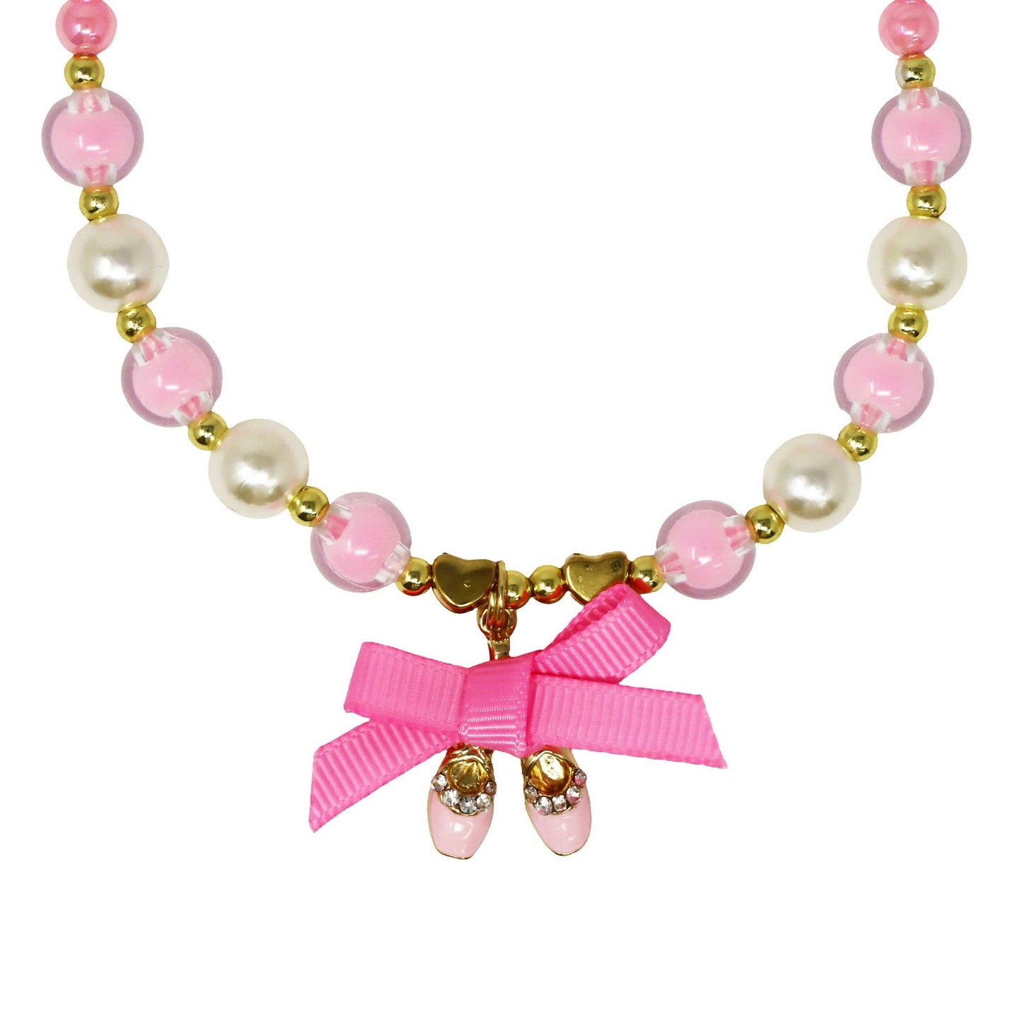 Ballerina Bow Necklace & Bracelet Set
