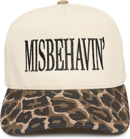 Miss Behavin Cap - Leopard/Beige