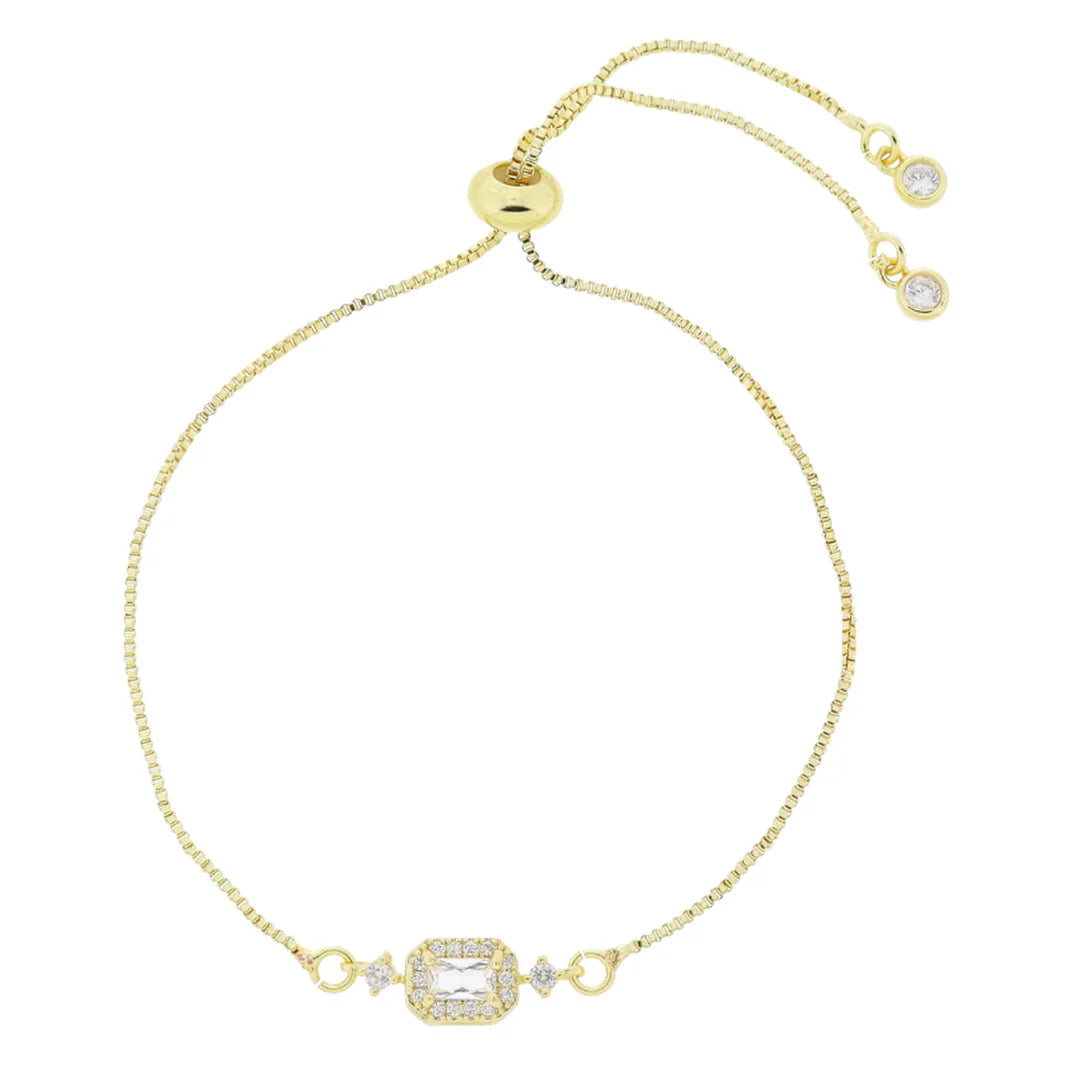 My Month Is Gold 18K Mini Crystal Birthstone Bracelet