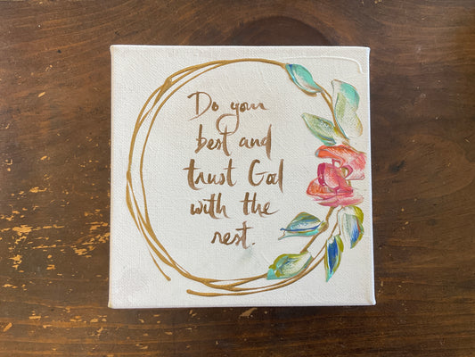 Do Your Best Canvas