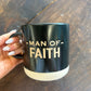 Man Of Faith Wax Resist Mug
