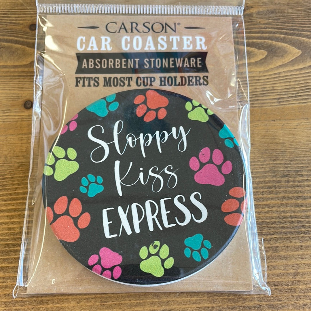 Sloppy Kiss Car Coaster