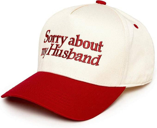 Sorry About My Husband - Beige/Red