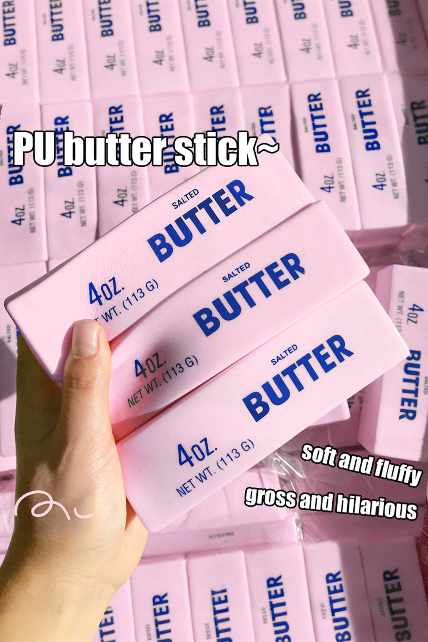 Butter Stick Toy: Pink
