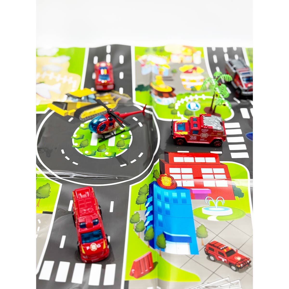 Kids Metal Alloy Cars Fire Truck Series Toys