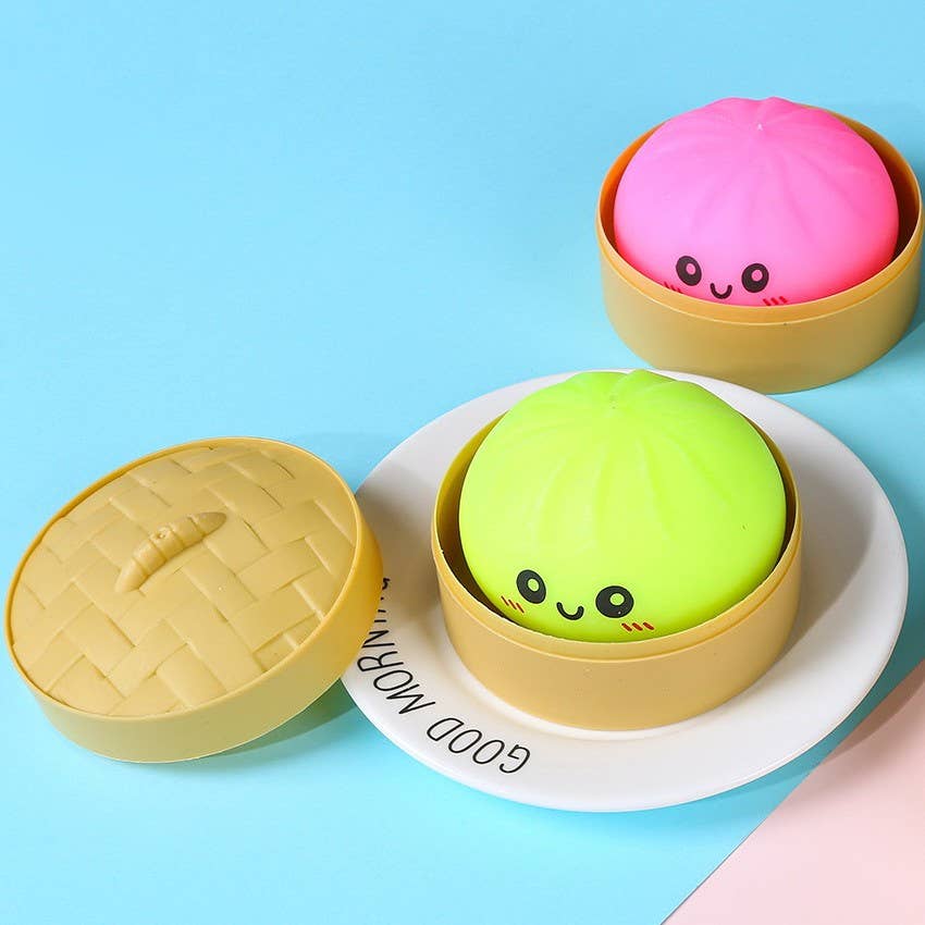 Pressure Squishy Toy Dumplings | 40BTS415: Assorted