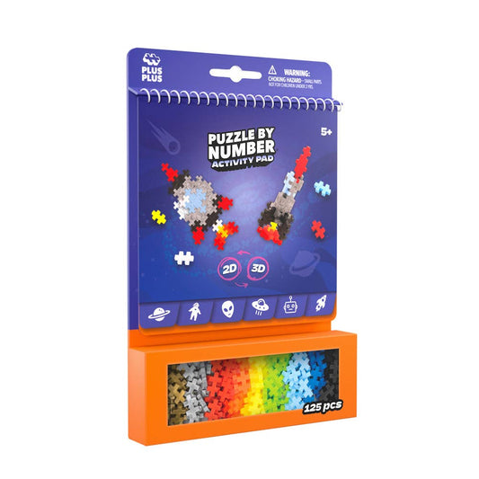 Puzzle By Number Activity Pad - Space