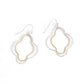 Double Splendid Mixed Metal Dangle Earrings