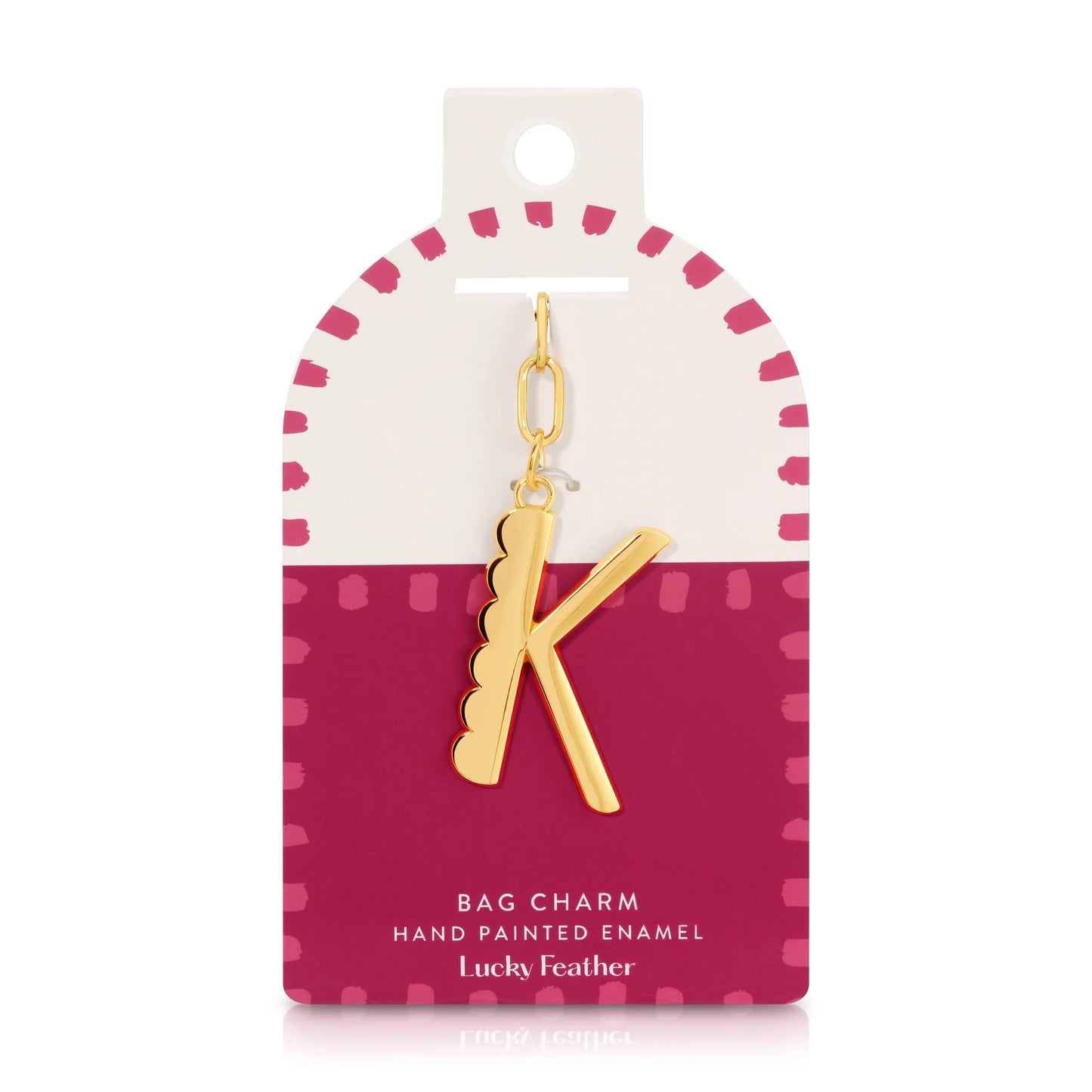 Initial Bag Charm