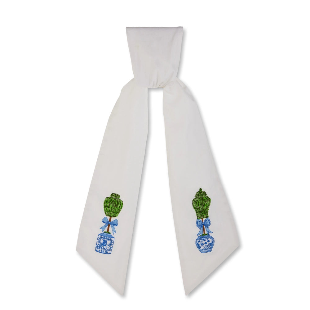 Topiaries Wreath Sash